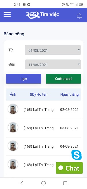 Chức năng xuất công